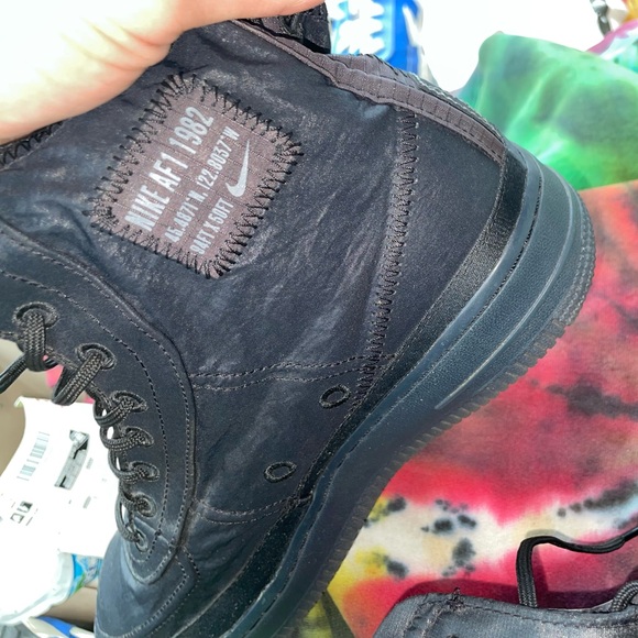 WOMENS NIKE AIR FORCE 1 SHELL BQ6096-001 size 8 - Picture 7 of 9